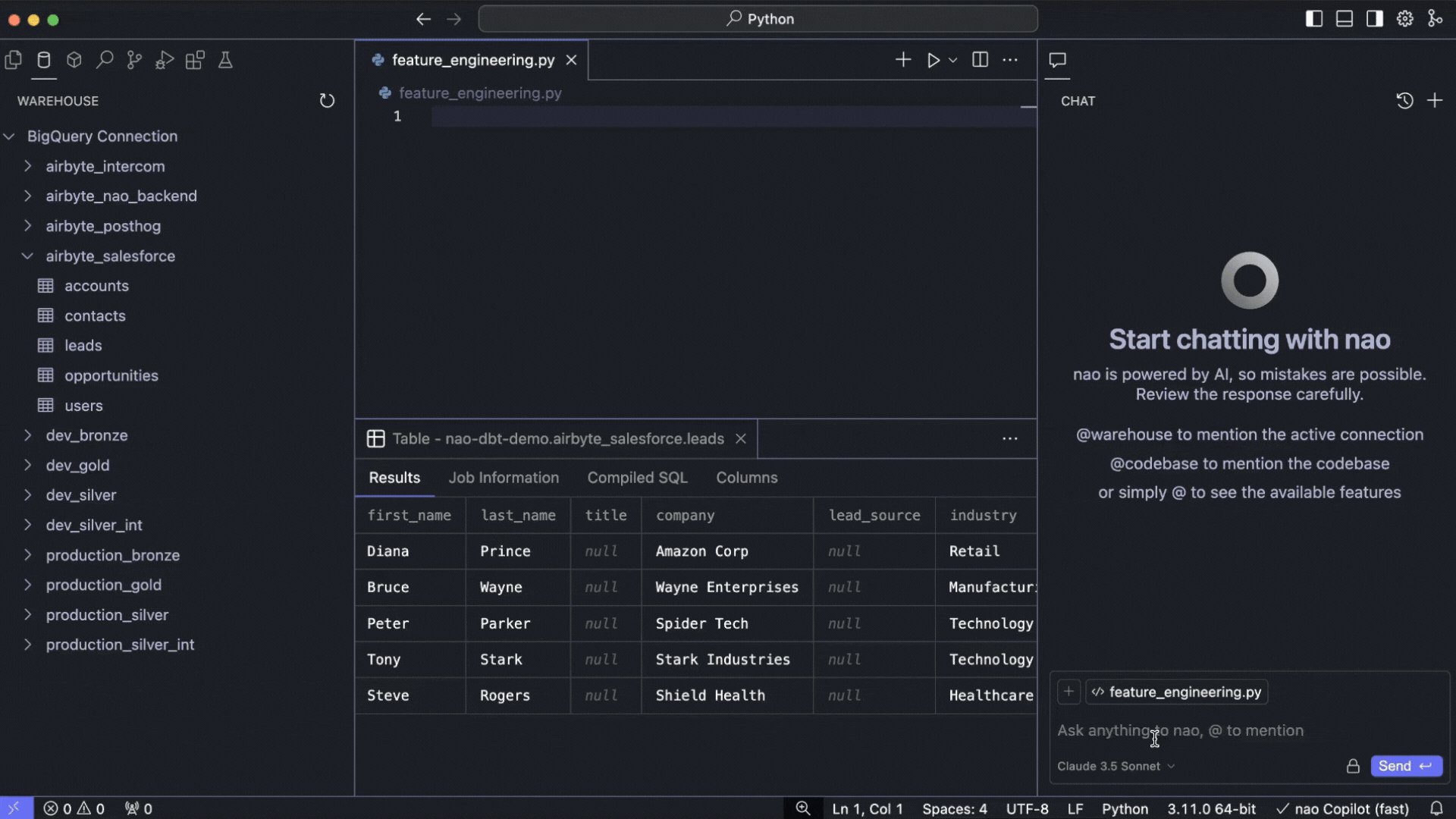 Python Pipelines