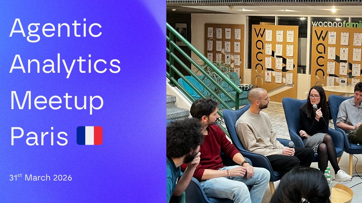 Agentic Analytics Meetup Paris 🇫🇷