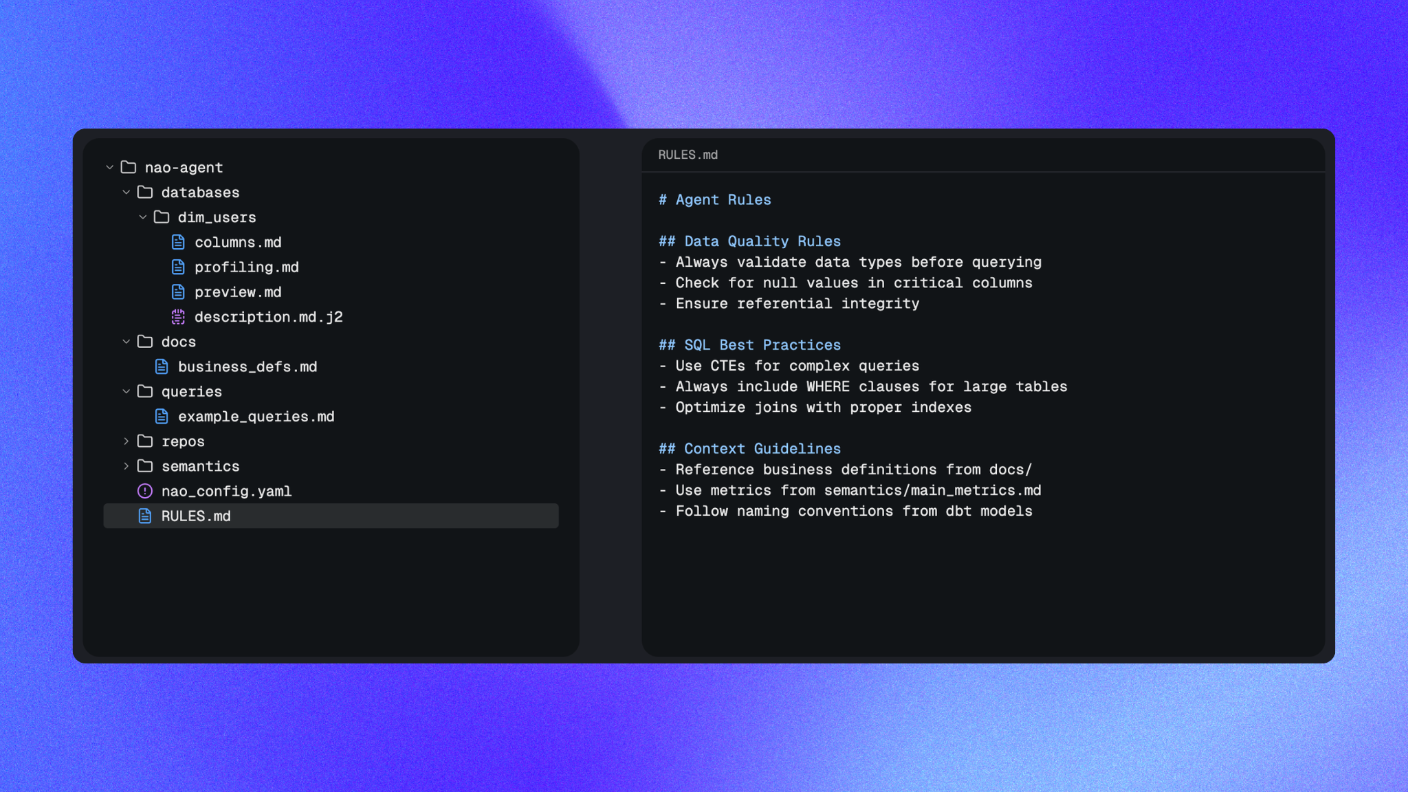 How to do context engineering for analytics agents