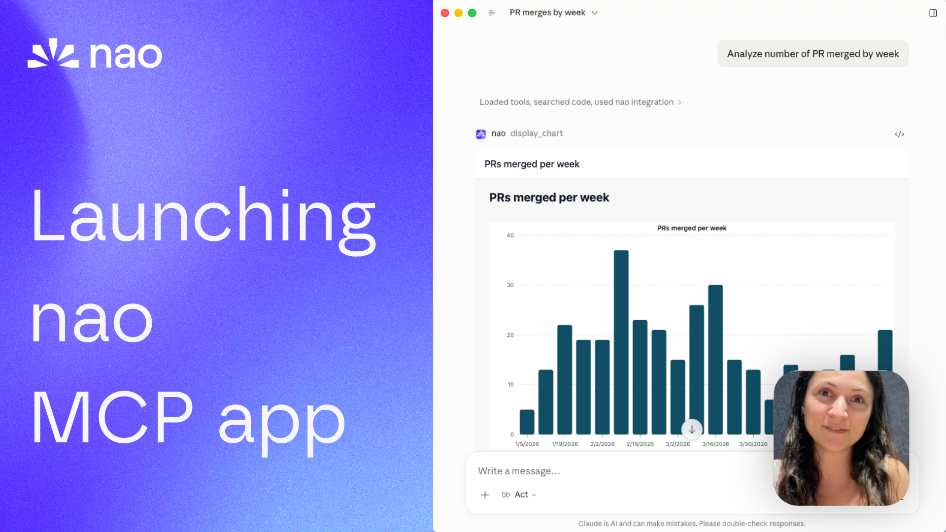 Launching the nao MCP App